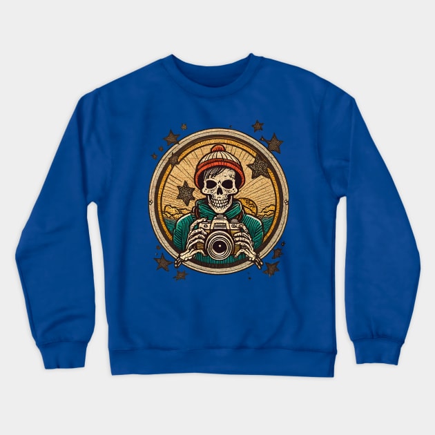 Photographer until death Crewneck Sweatshirt by Midcenturydave